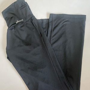 XS black ASICS flared leggings
